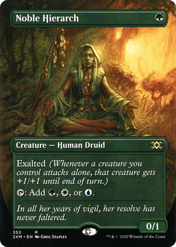 Noble Hierarch (Toppers) [Double Masters] Foil