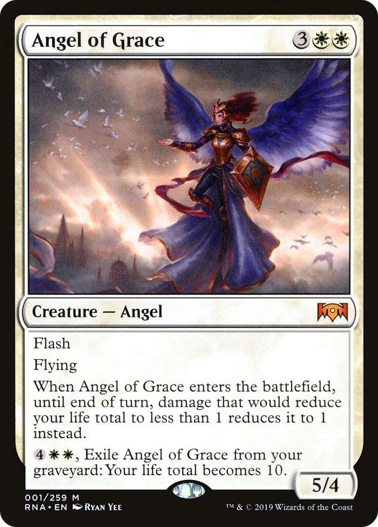 Angel of Grace [Ravnica Allegiance] Foil
