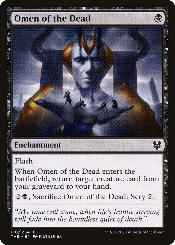 Omen of the Dead [Theros Beyond Death] Foil