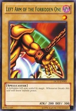 Left Arm of the Forbidden One (Green) [DL11-EN005] Rare