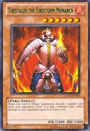 Thestalos the Firestorm Monarch (Green) [DL12-EN007] Rare