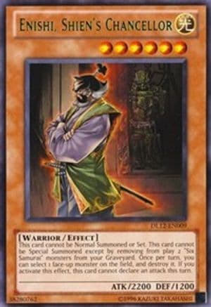 Enishi, Shien's Chancellor (Green) [DL12-EN009] Rare