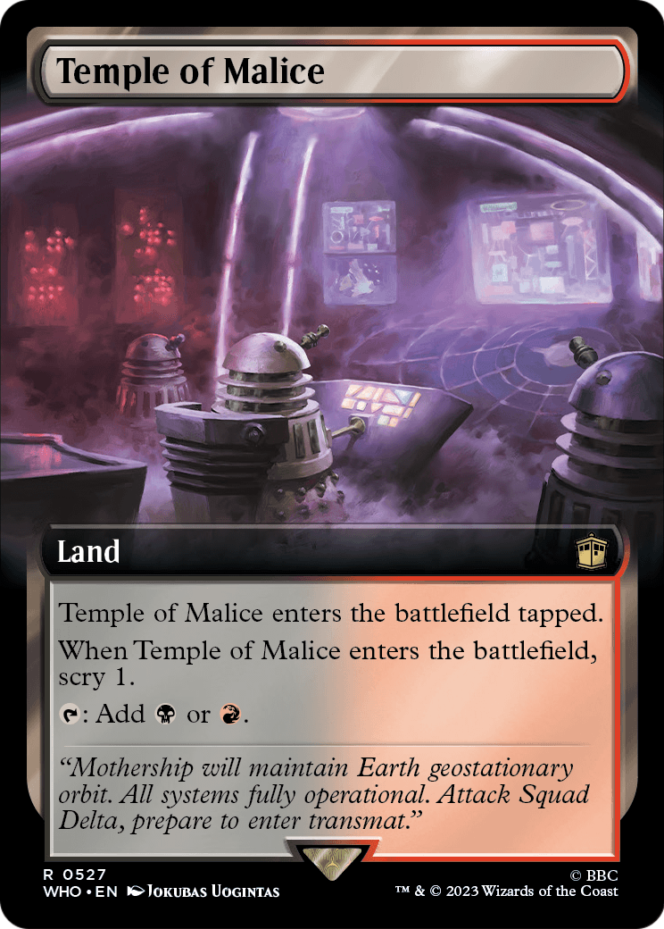 Temple of Malice (Extended Art) [Doctor Who] Foil