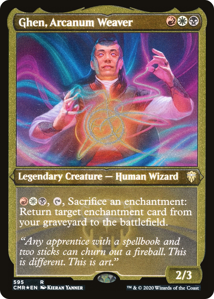 Ghen, Arcanum Weaver (595) [Commander Legends]  Foil