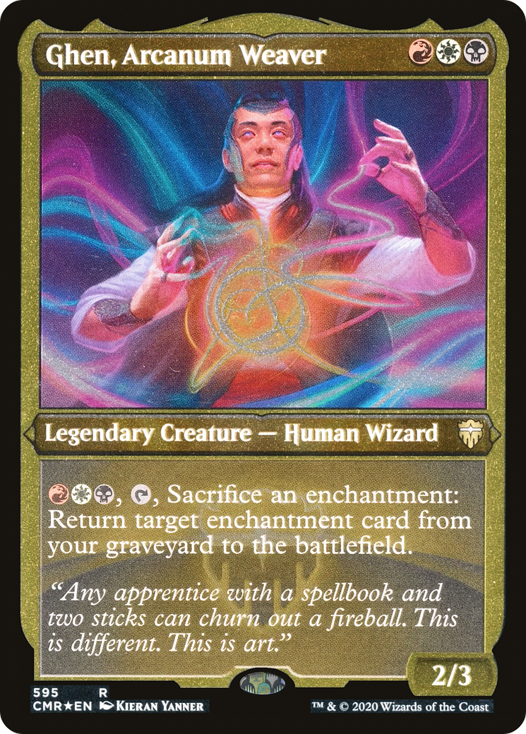 Ghen, Arcanum Weaver (595) [Commander Legends]  Foil