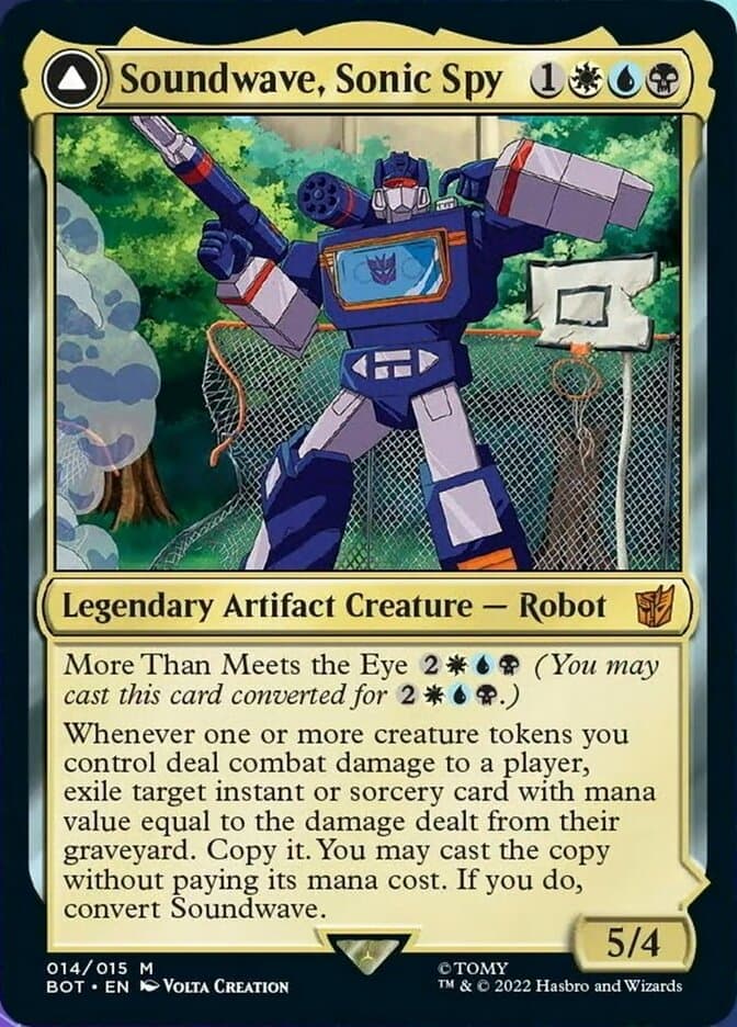 Soundwave, Sonic Spy // Soundwave, Superior Captain [Transformers] Foil