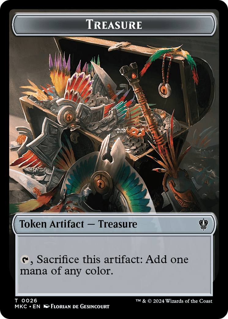 Treasure (TMKC-026) - Murders at Karlov Manor Commander Tokens