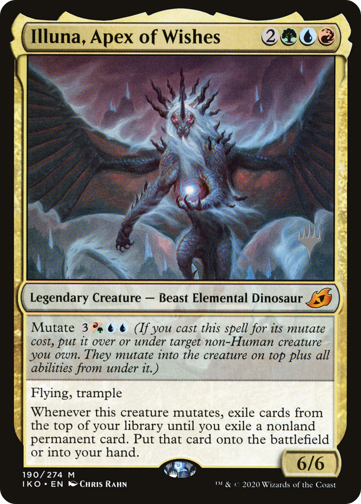 Illuna, Apex of Wishes (Promo Pack) [Ikoria: Lair of Behemoths Promos] Foil