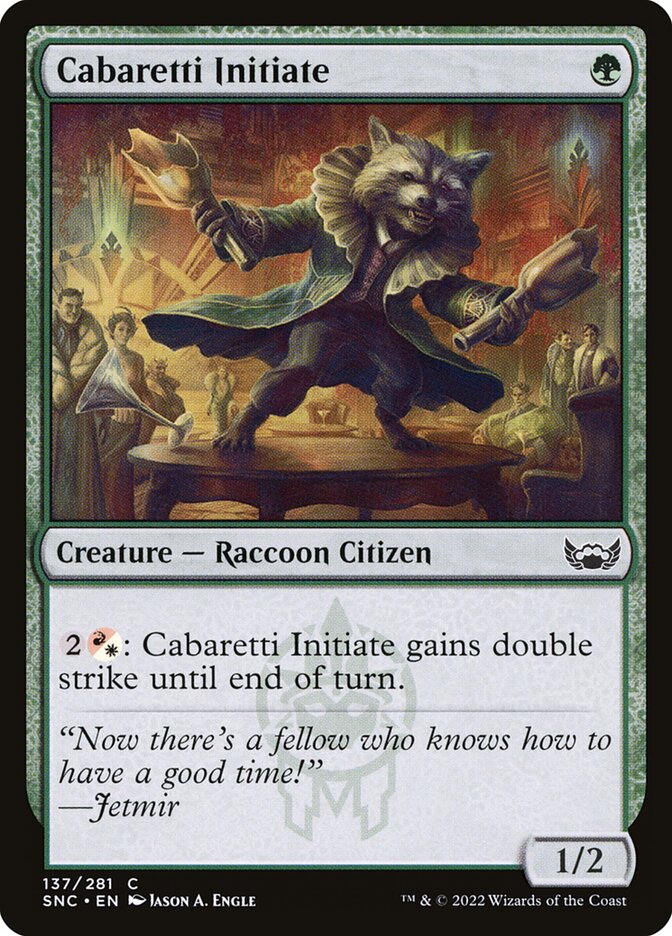 Cabaretti Initiate 137/281 (Streets of New Capenna)  - Foil