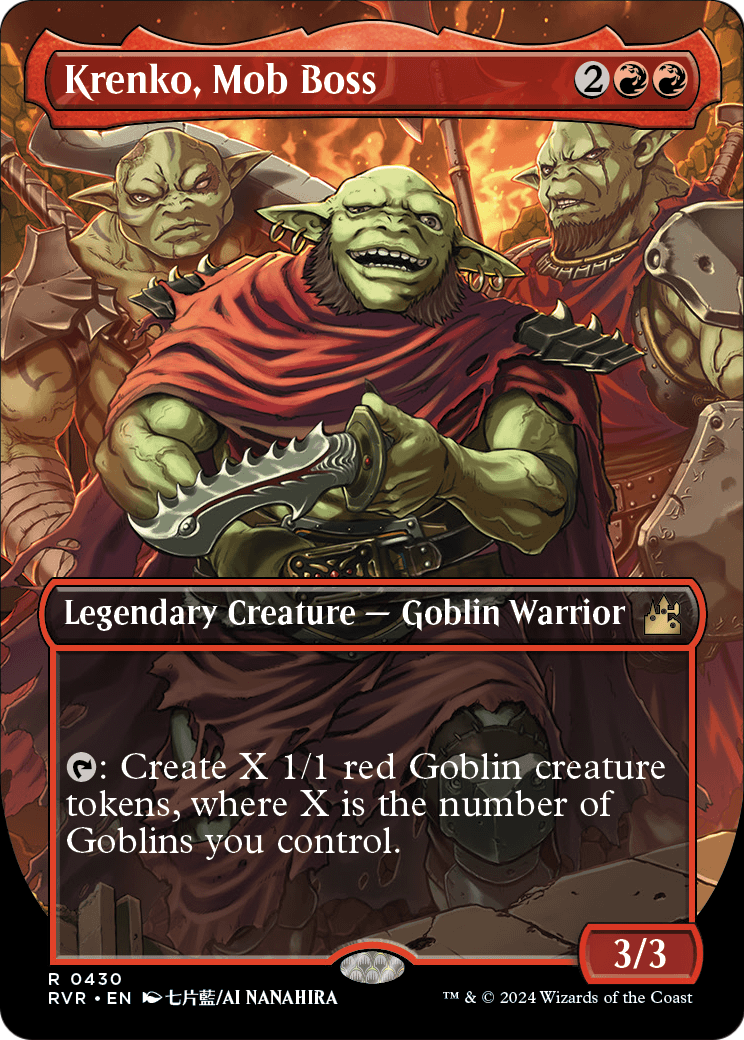 Krenko, Mob Boss (Anime Borderless) [Ravnica Remastered]