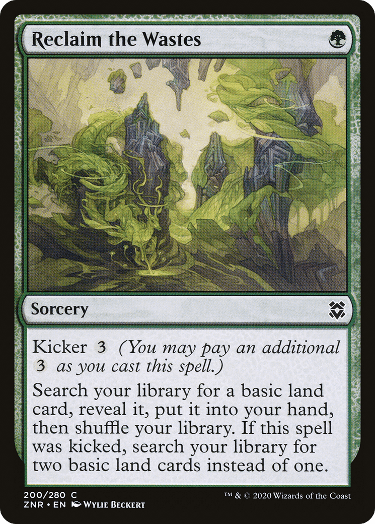 Reclaim the Wastes [Zendikar Rising] Foil