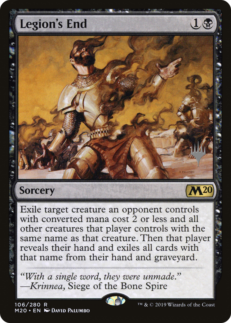 Legion's End (Promo Pack) [Core Set 2020 Promos] Foil