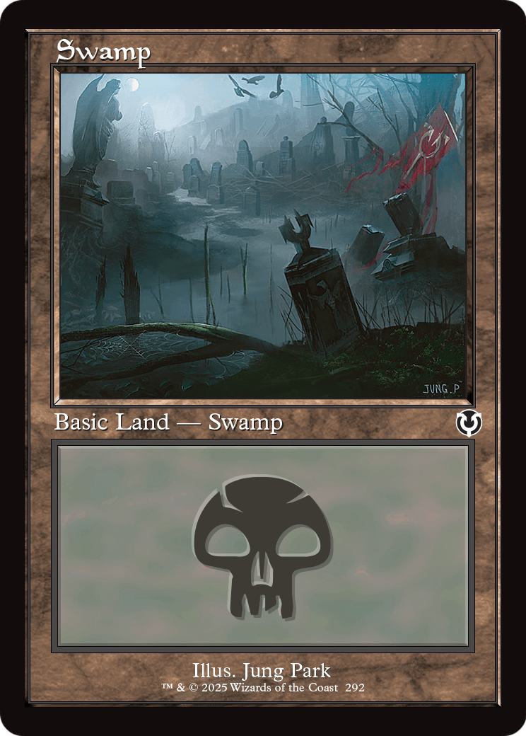 Swamp (292) (Retro Frame) (-292) [Innistrad Remastered]  Foil
