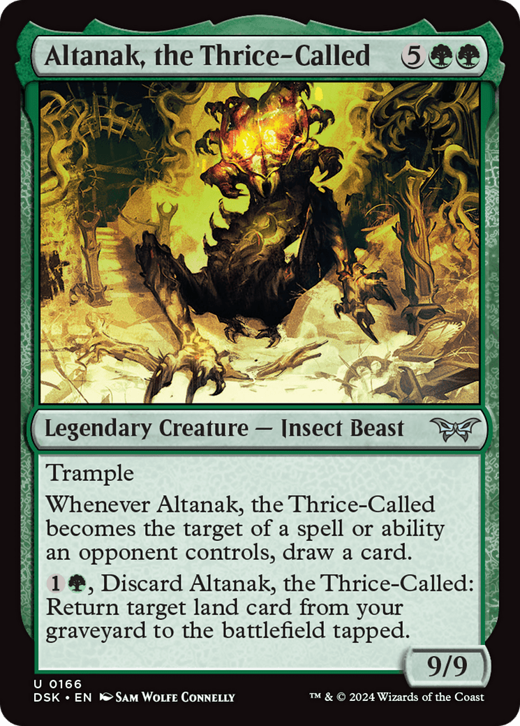 Altanak, the Thrice-Called [Duskmourn: House of Horror] Foil