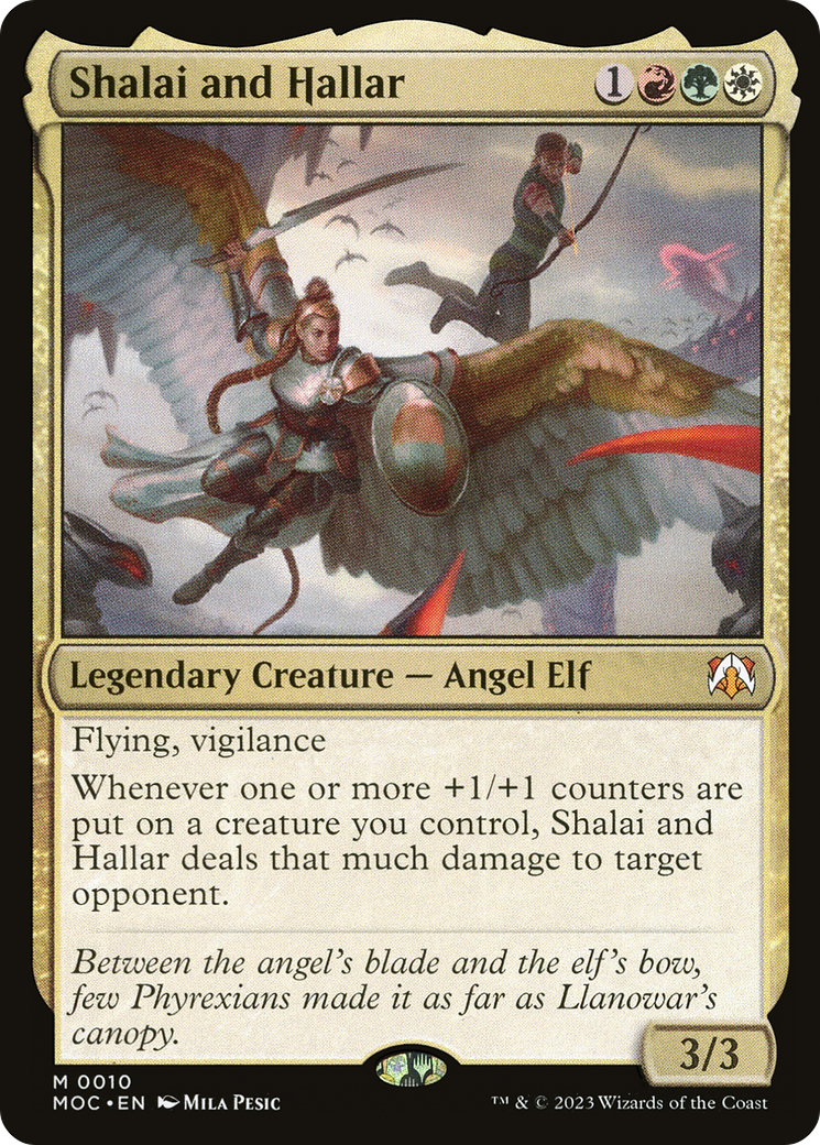Shalai and Hallar [March of the Machine Commander] Foil