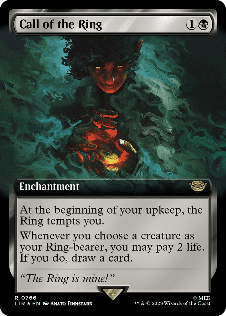 Call of the Ring (Extended Art) (Surge Foil) [The Lord of the Rings: Tales of Middle-Earth]