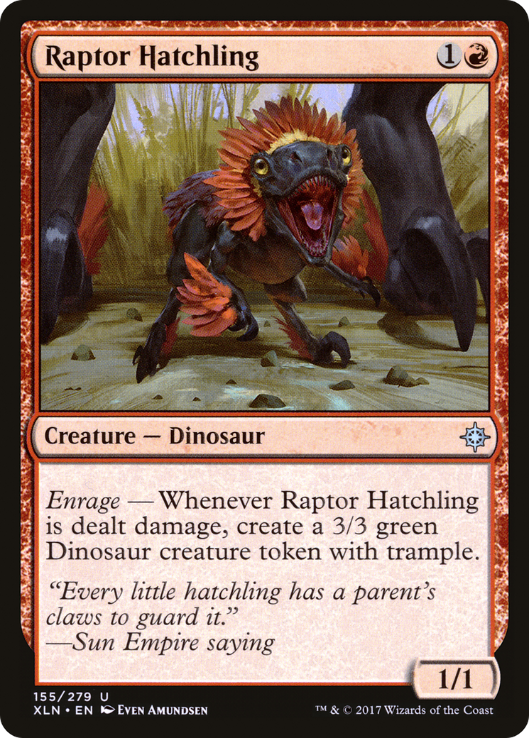 Raptor Hatchling [Ixalan] Foil