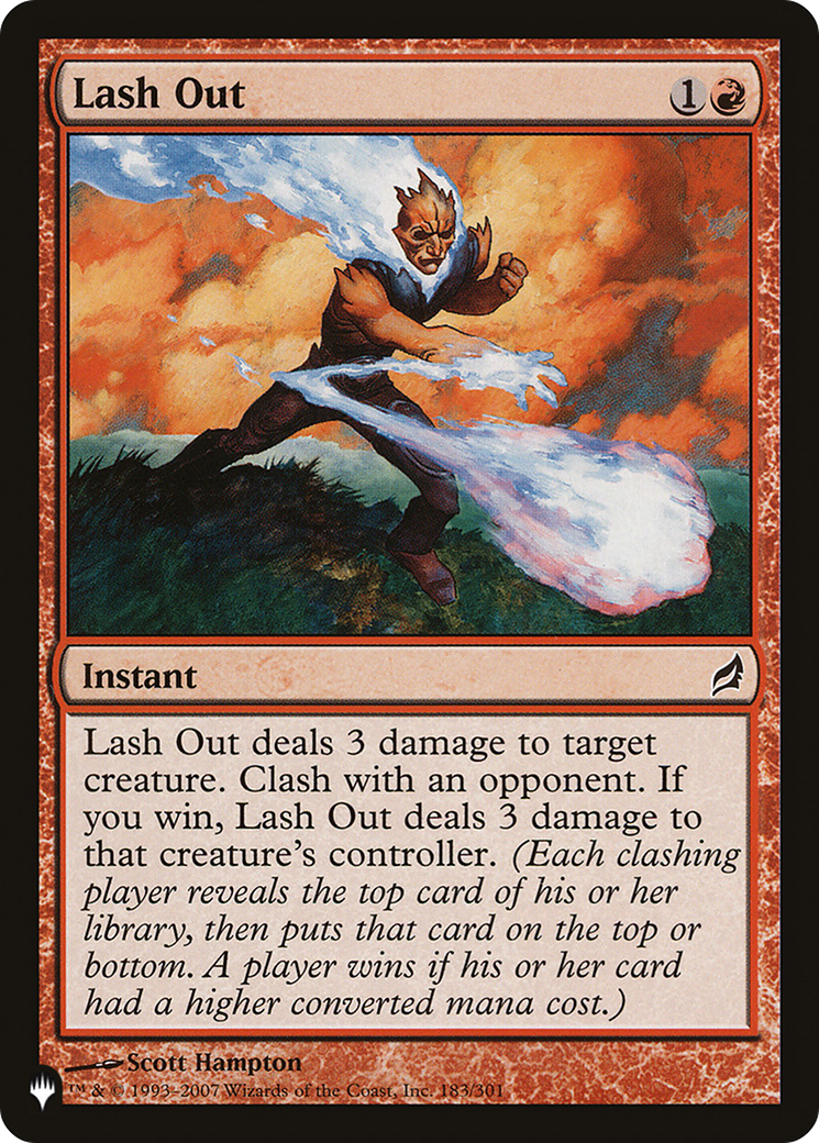 Lash Out |  (LRW-183) [The List]
