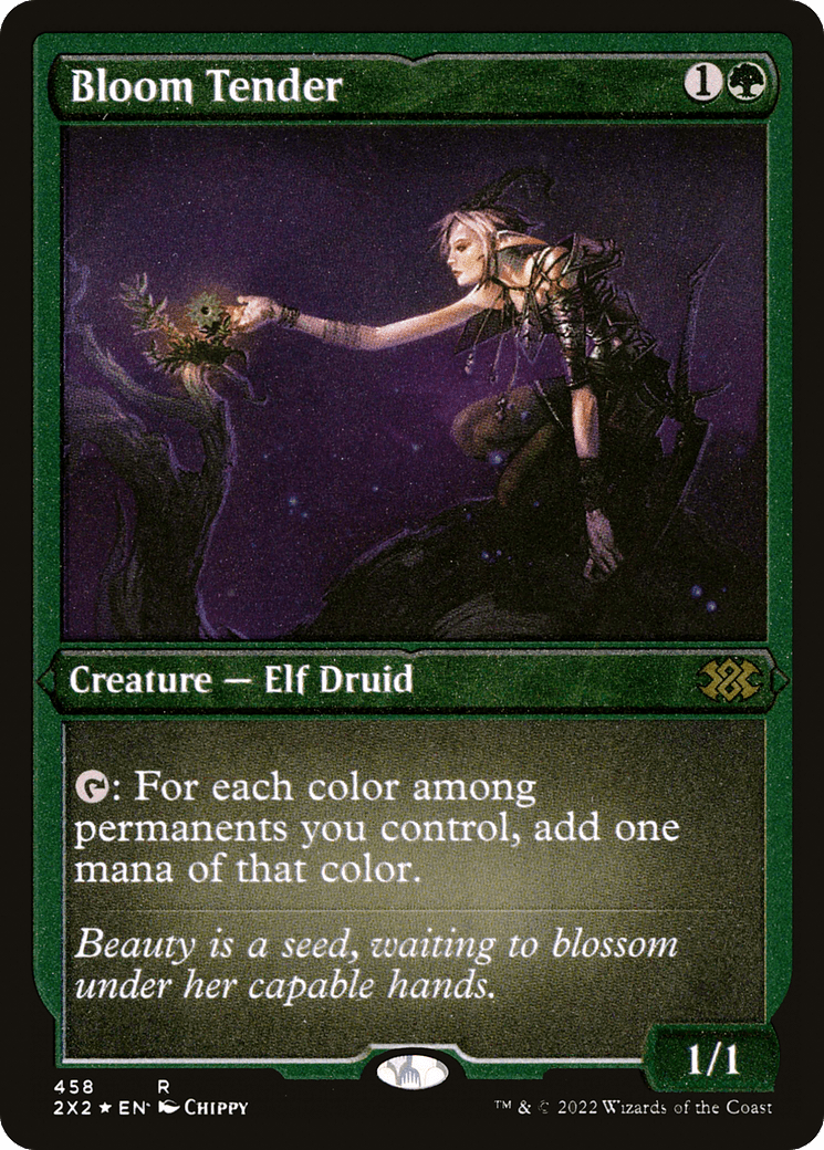 Bloom Tender (Foil Etched) |  Foil (458) [Double Masters 2022]