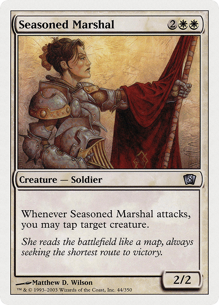 Seasoned Marshal [Eighth Edition] Foil