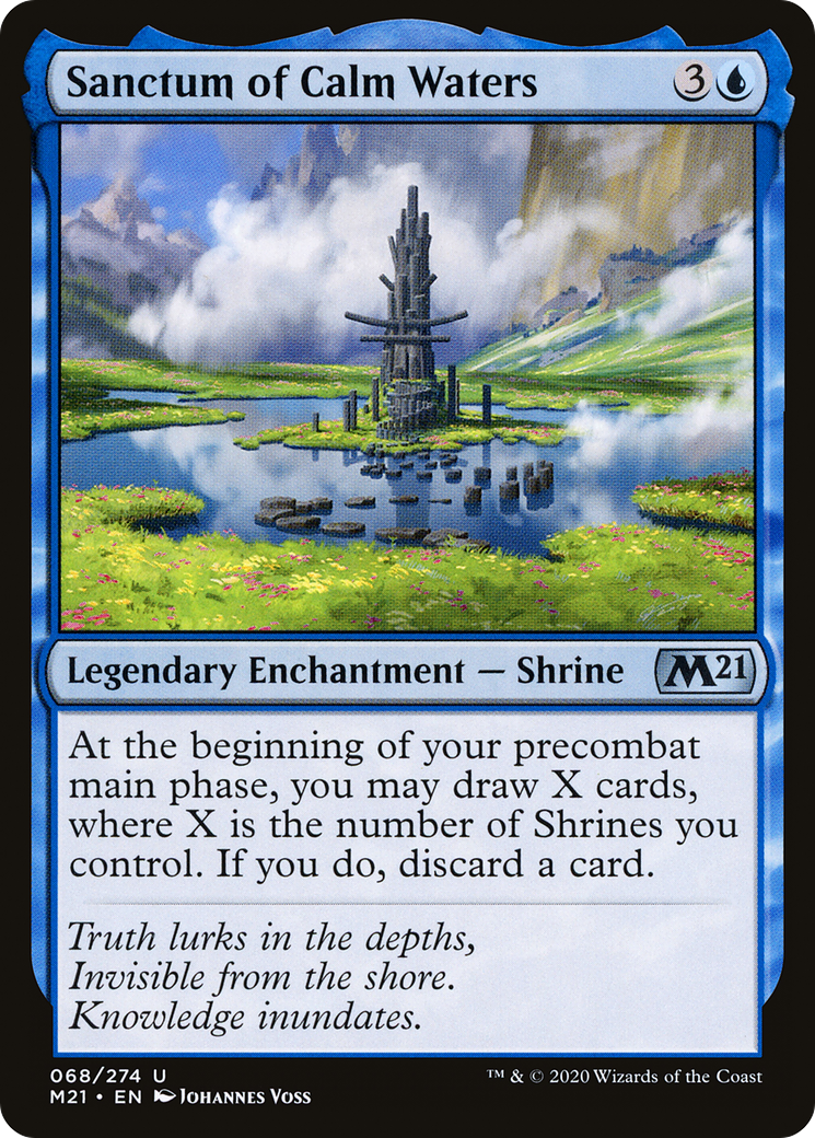 Sanctum of Calm Waters [Core Set 2021] Foil