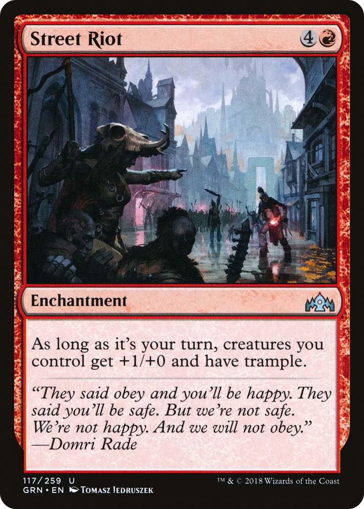 Street Riot [Guilds of Ravnica] Foil