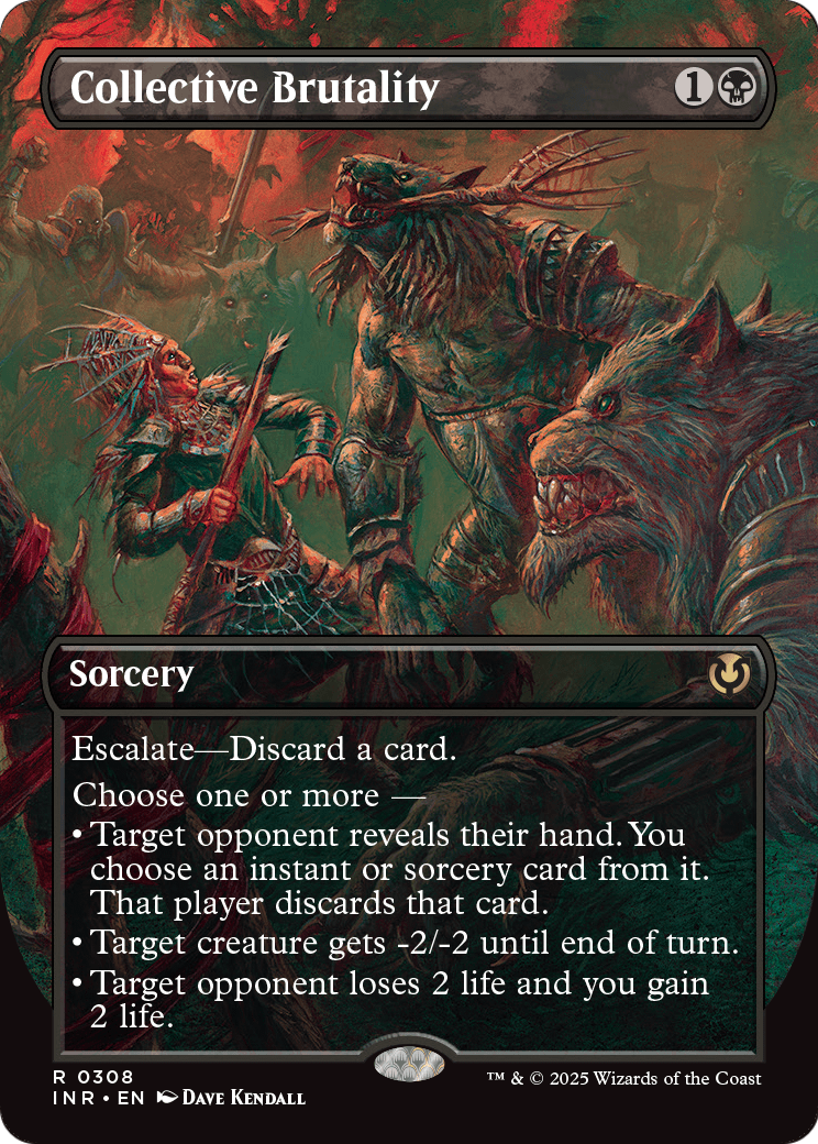 Collective Brutality (Borderless) (-308) [Innistrad Remastered]