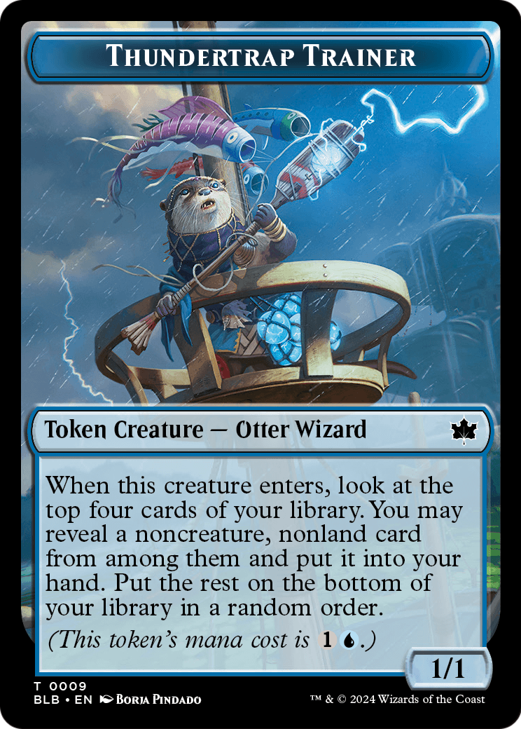 Thundertrap Trainer (TBLB-009) - Bloomburrow Tokens