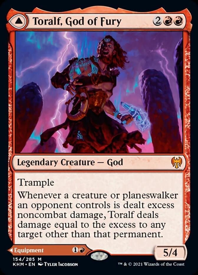 Toralf, God of Fury // Toralf's Hammer [Kaldheim] Foil