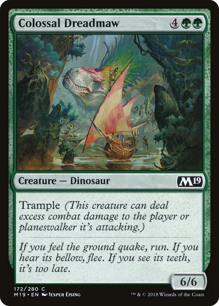 Colossal Dreadmaw [Core Set 2019] Foil