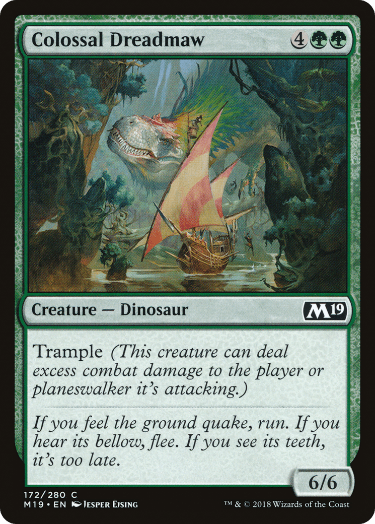 Colossal Dreadmaw [Core Set 2019] Foil