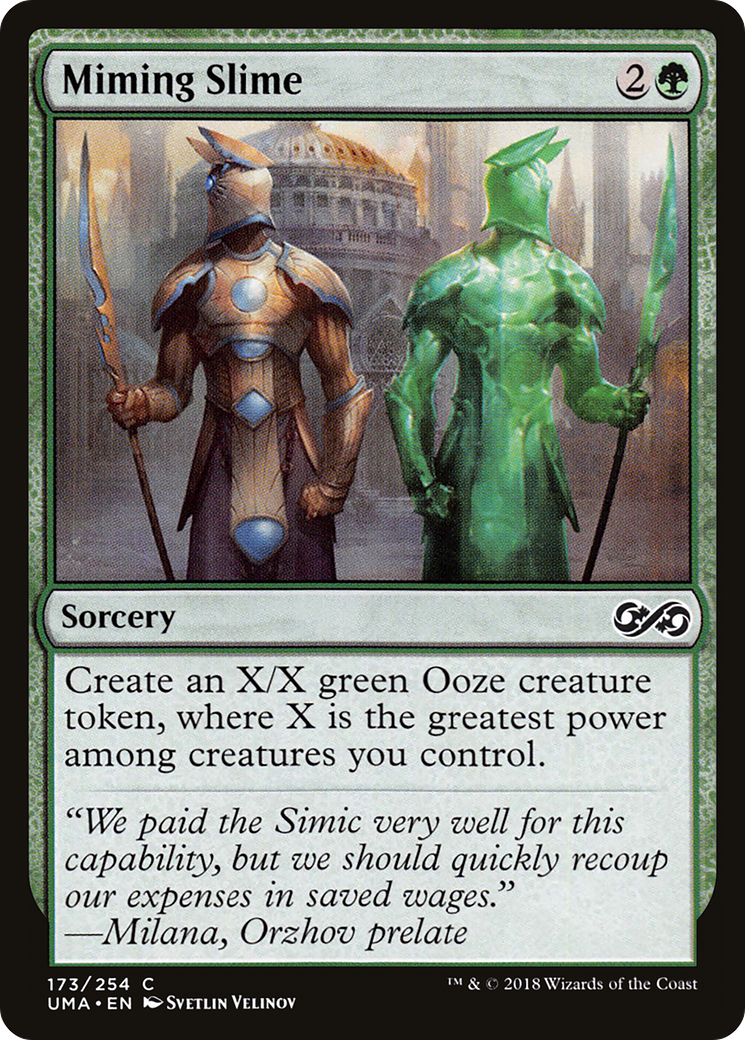 Miming Slime [Ultimate Masters] Foil