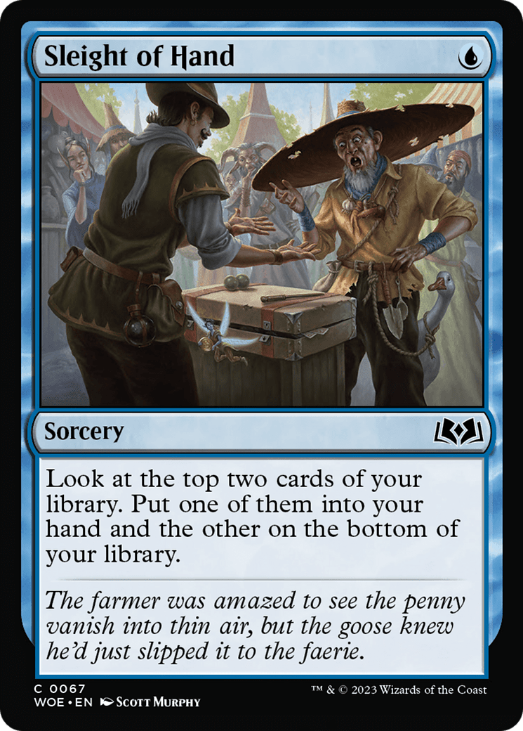Sleight of Hand [Wilds of Eldraine] Foil