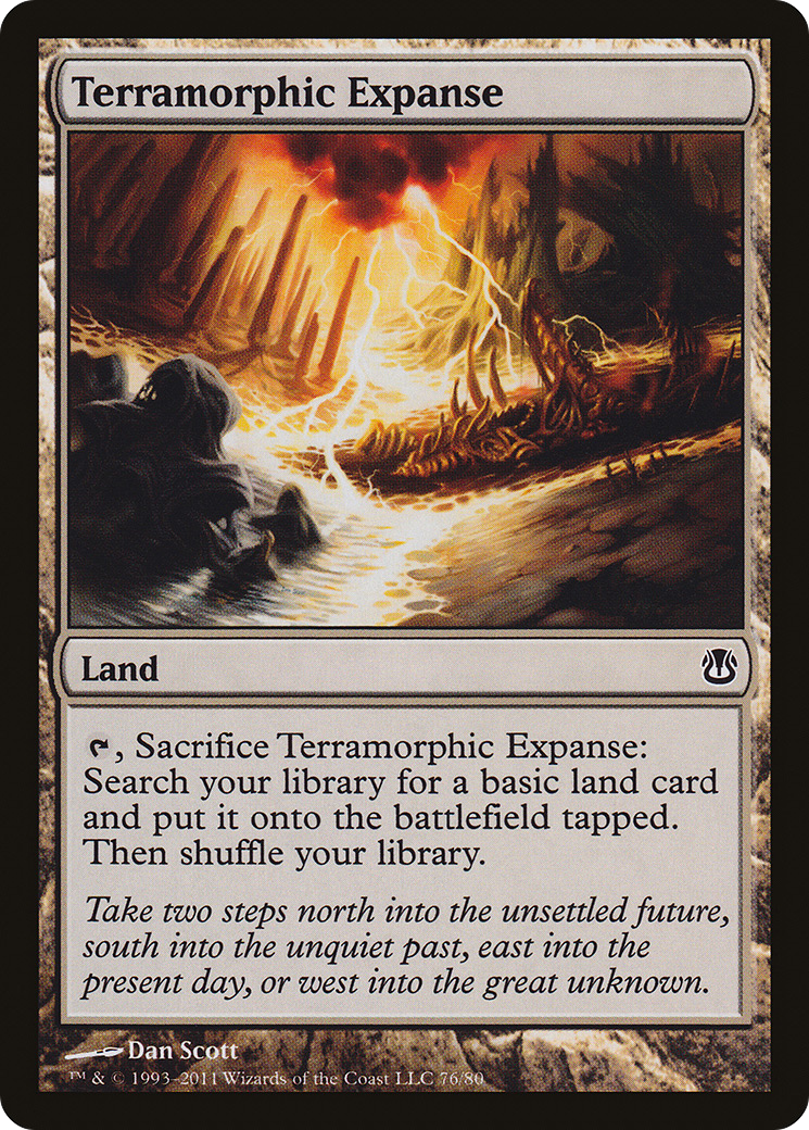 Terramorphic Expanse (076) [Duel Decks: Ajani vs. Nicol Bolas]  Foil