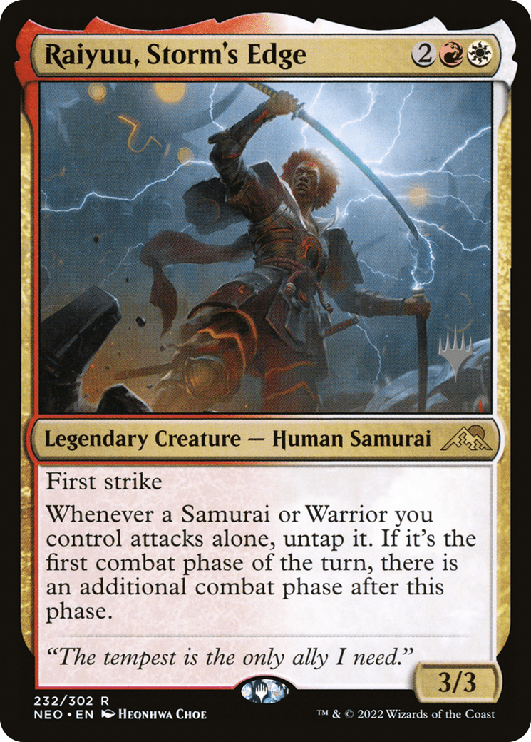 Raiyuu, Storm's Edge (Promo Pack) [Kamigawa: Neon Dynasty Promos] Foil