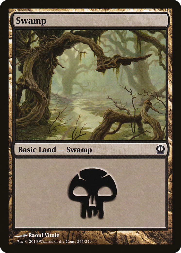 Swamp (241) [Theros] Foil