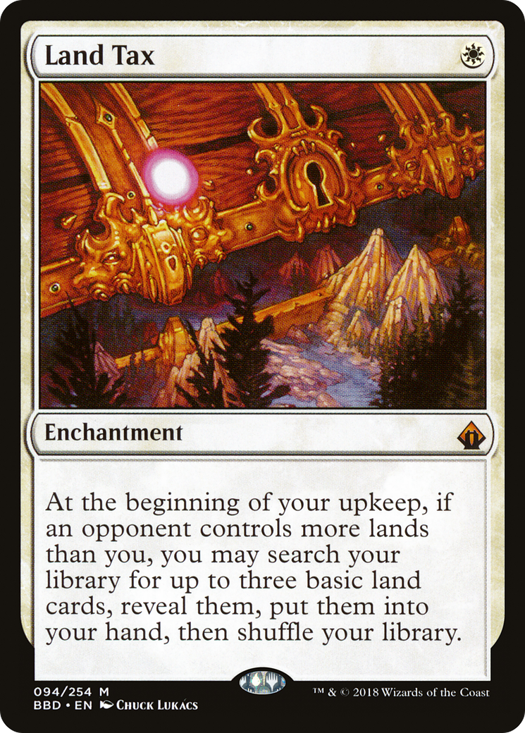 Land Tax [Battlebond] Foil
