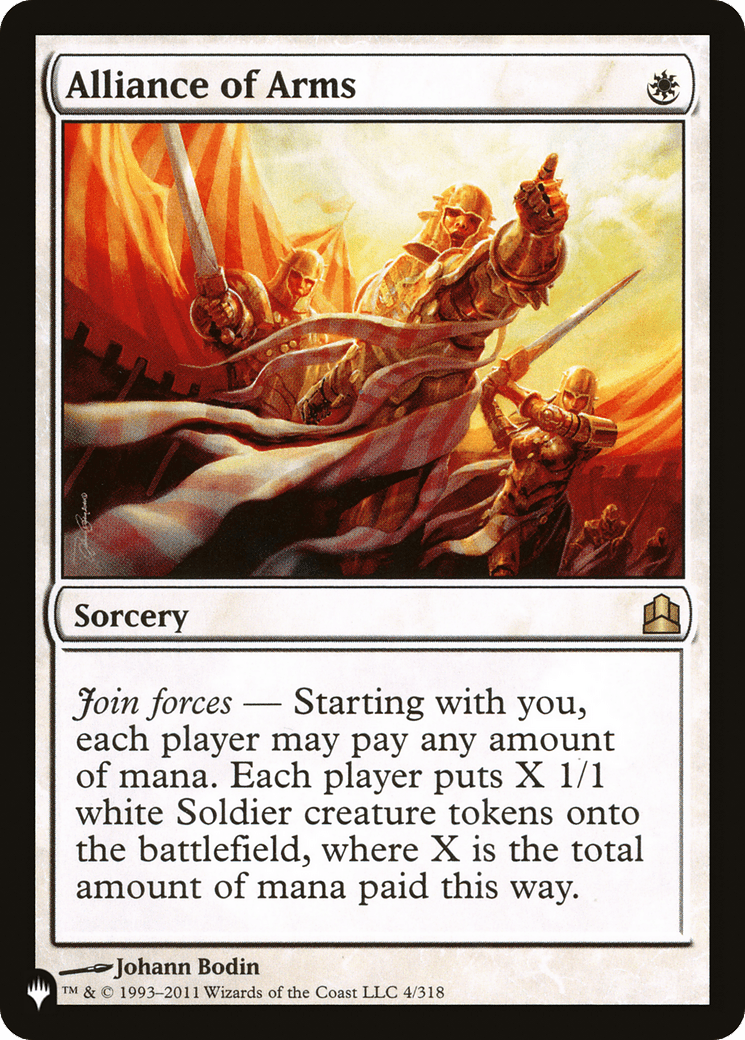 Alliance of Arms |  (CMD-4) [The List]