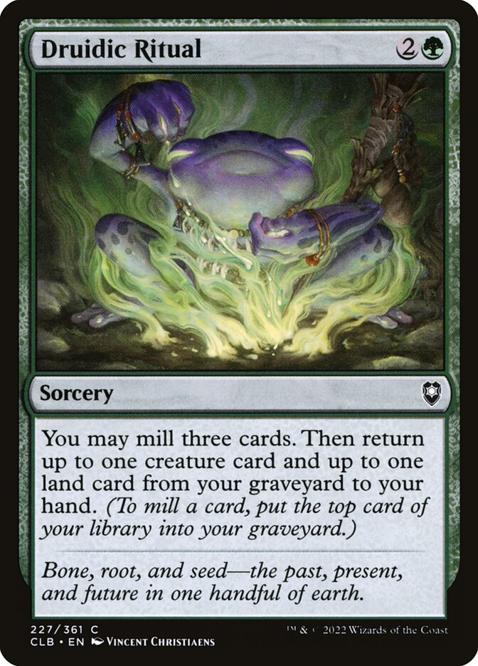 Druidic Ritual 227 (Commander Legends: Battle for Baldur's Gate) 