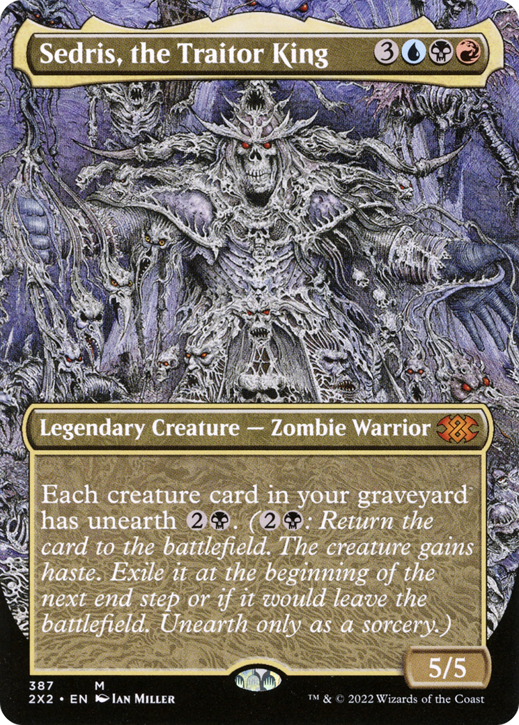 Sedris, the Traitor King (Borderless Alternate Art) [Double Masters 2022] Foil