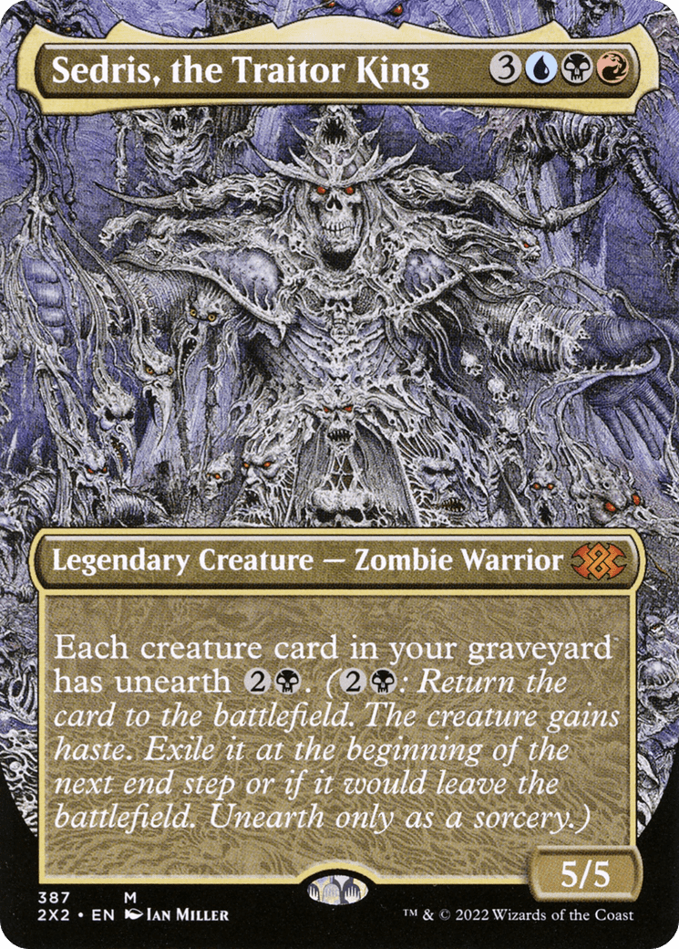 Sedris, the Traitor King (Borderless Alternate Art) [Double Masters 2022] Foil