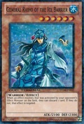 General Raiho of the Ice Barrier | Duel Terminal Super Parallel Rare (DT04-EN035) [Duel Terminal 4]