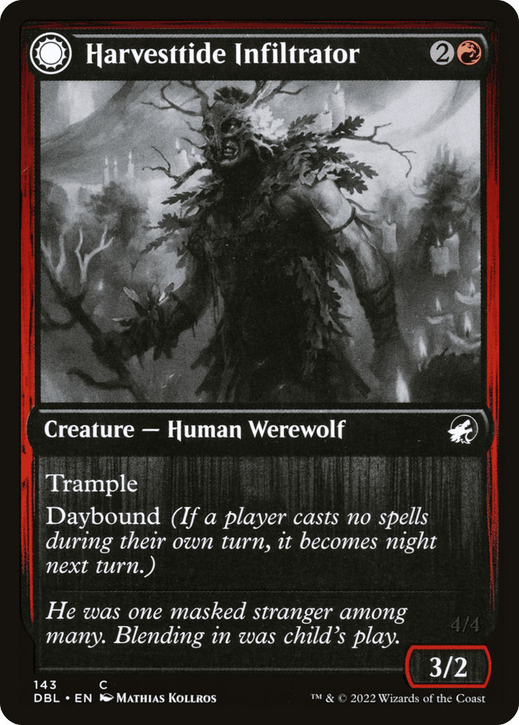 Harvesttide Infiltrator // Harvesttide Assailant [Innistrad: Double Feature] Foil