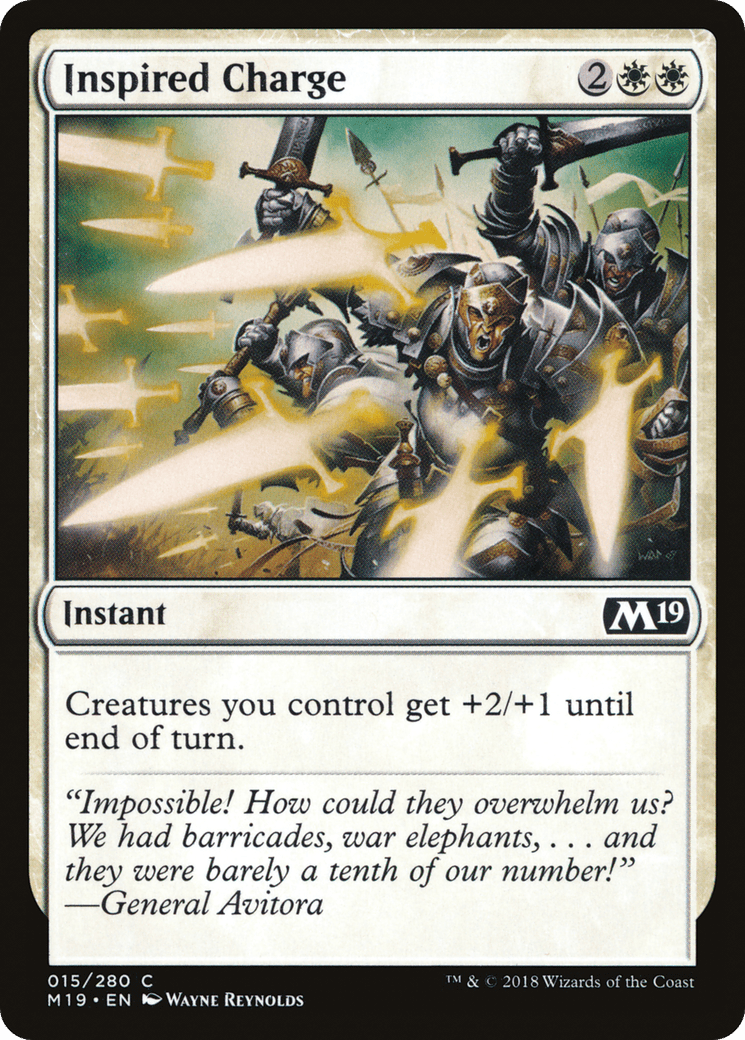 Inspired Charge [Core Set 2019] Foil