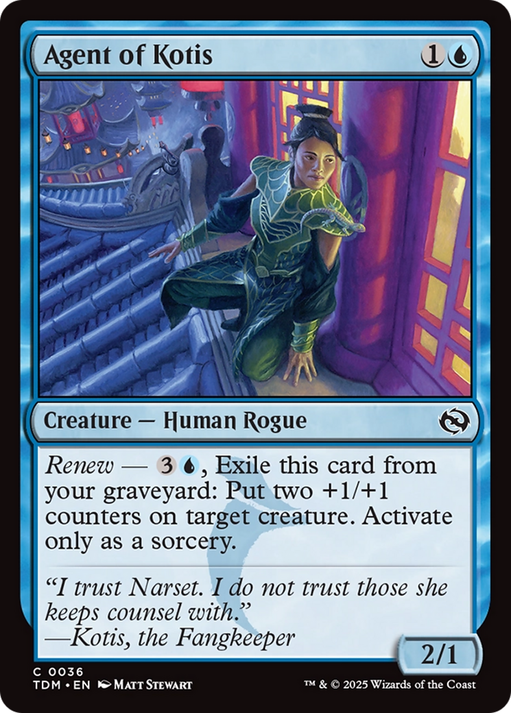 Agent of Kotis (036) [Tarkir: Dragonstorm]  Foil