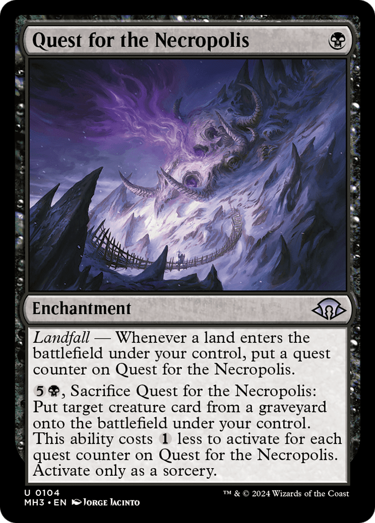 Quest for the Necropolis [Modern Horizons 3] Foil