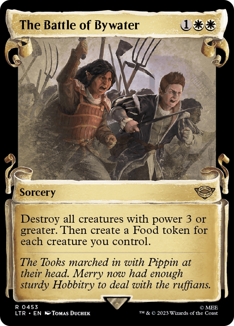 The Battle of Bywater [The Lord of the Rings: Tales of Middle-Earth Showcase Scrolls] Foil