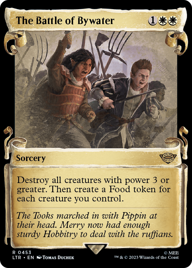 The Battle of Bywater [The Lord of the Rings: Tales of Middle-Earth Showcase Scrolls] Foil