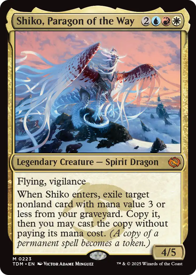 Shiko, Paragon of the Way (223) [Tarkir: Dragonstorm]  Foil
