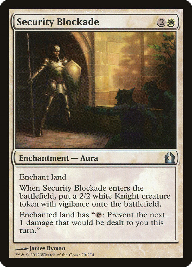 Security Blockade 20/274 (Return to Ravnica)  - Foil